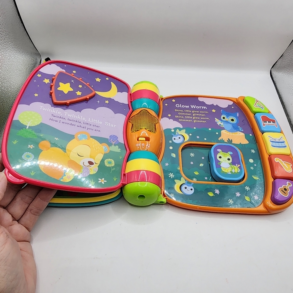 VTech Animal Rhymes Music Book Light Up Educational 3-24 Months Baby Toddler - Picture 5 of 6